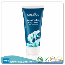 Free sample laminated plastic cosmetic tube for facial cleansing lip balm